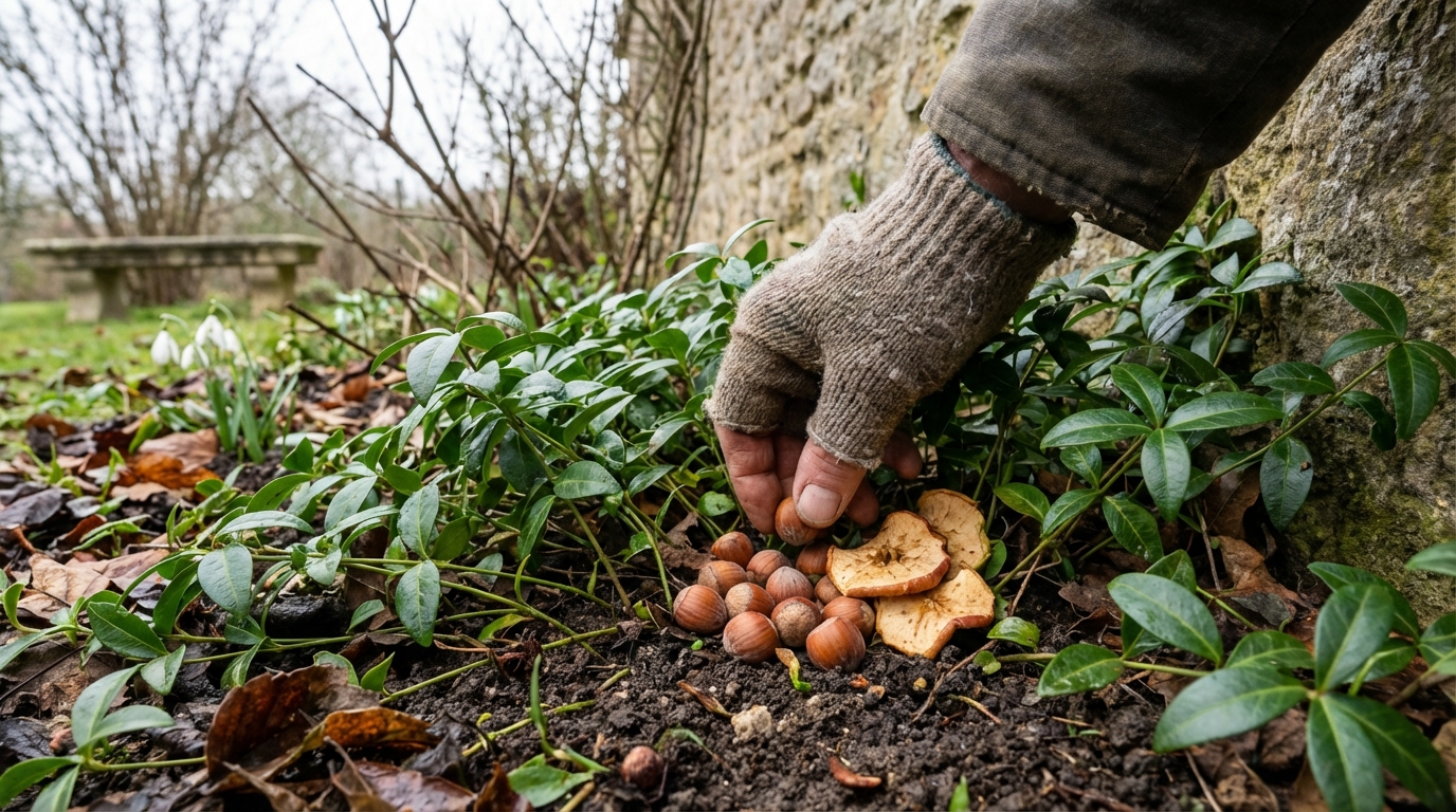 Ce détail gourmand à cacher au jardin fin février : pour un retour surprise des écureuils !