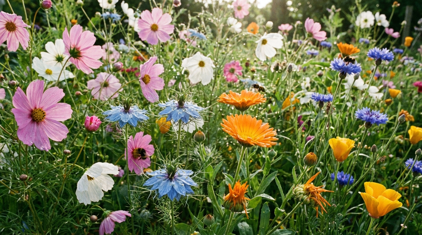 Laissez tomber les trous profonds : ce semis expéditif de mi-mars à fleur de terre tapisse l’extérieur de couleurs vives jusqu’au premier givre