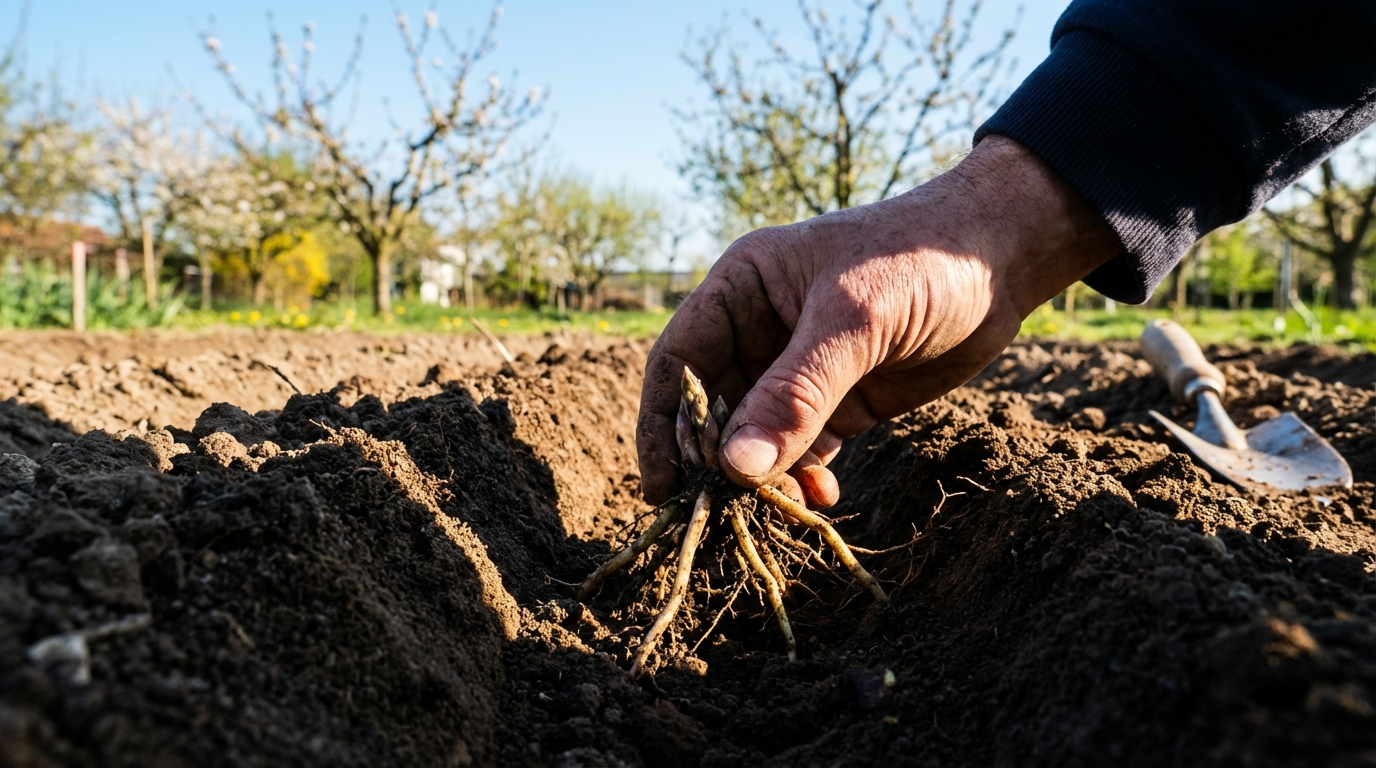 Je croyais savoir planter des asperges : la surprenante manipulation de la terre à réaliser au printemps pour garantir une décennie de récoltes abondantes