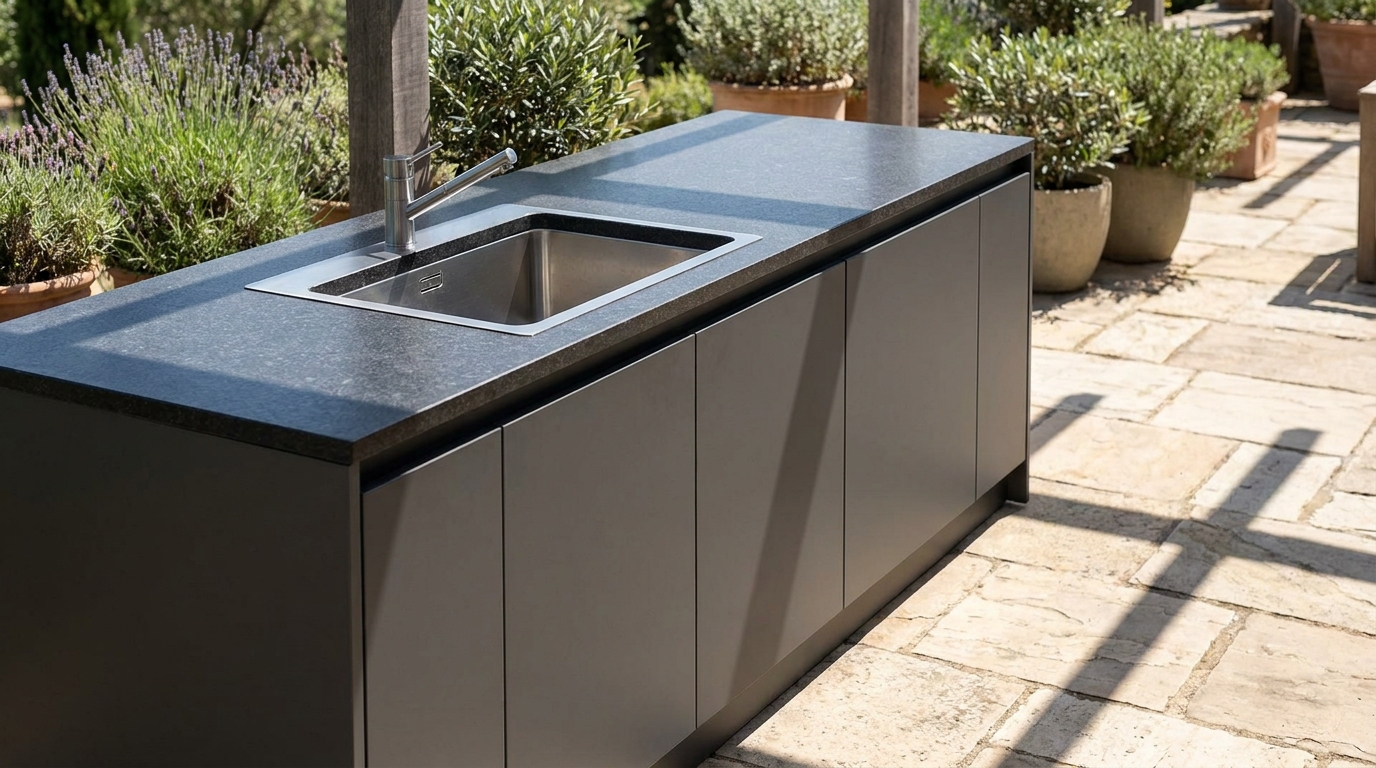 Fini la cuisine d’été maçonnée à 10 000 € : en 2026, cette solution installée en un week-end transforme les terrasses