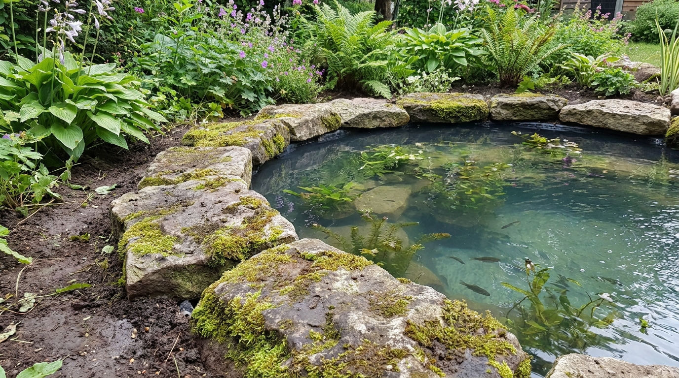 J’ai creusé un trou de 2 mètres dans mon jardin pour un bassin à poissons : quand j’ai additionné chaque ligne du devis, j’ai compris que j’avais sous-estimé un poste entier