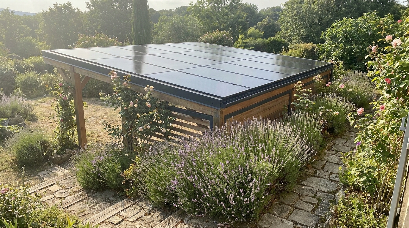 J’ai installé un carport solaire dans mon jardin sans rien attendre : en recevant ma facture après un an, j’ai compris combien j’économisais vraiment