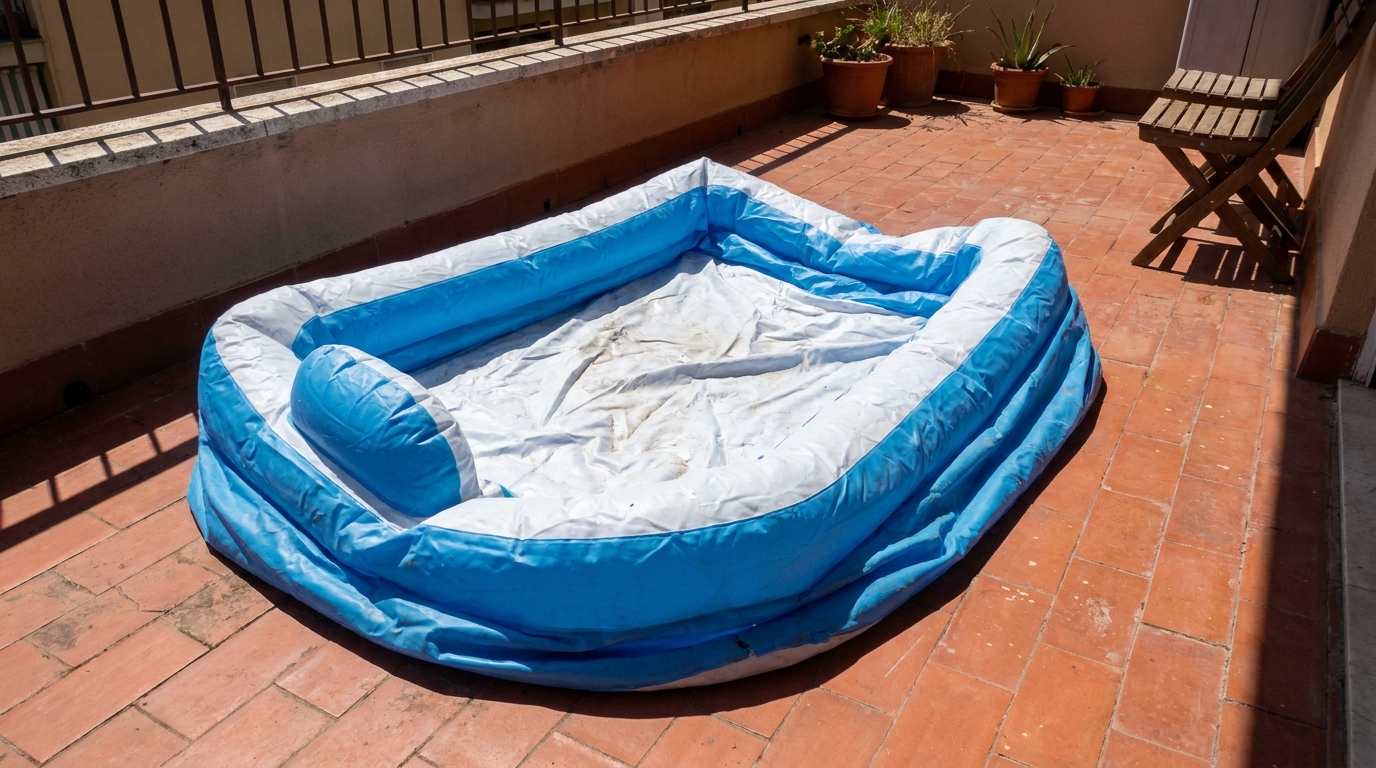 J’ai voulu remplir une piscine de 1 000 litres sur mon balcon : le syndic l’a interdite net et personne ne m’avait prévenu de ce qui suit