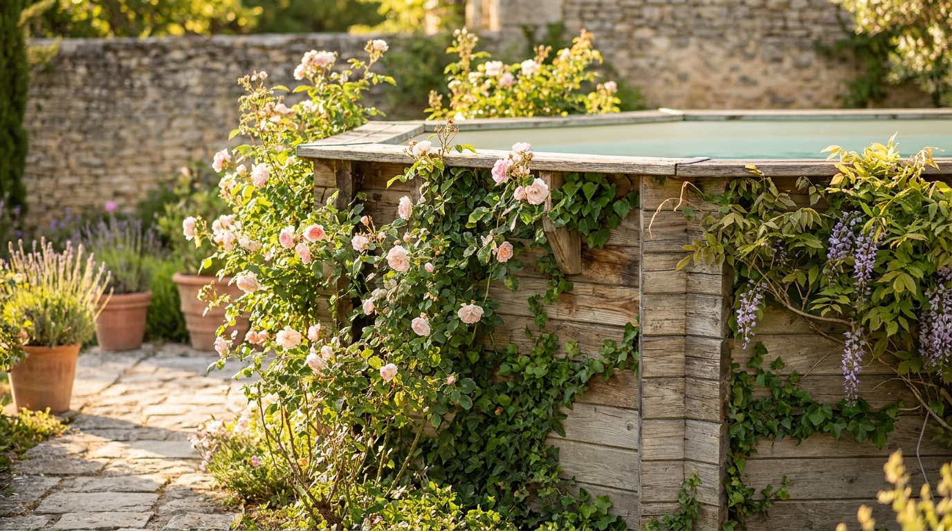 J’avais honte de ma piscine hors sol posée au milieu de la pelouse : un seul week-end a suffi pour qu’elle se fonde dans le jardin