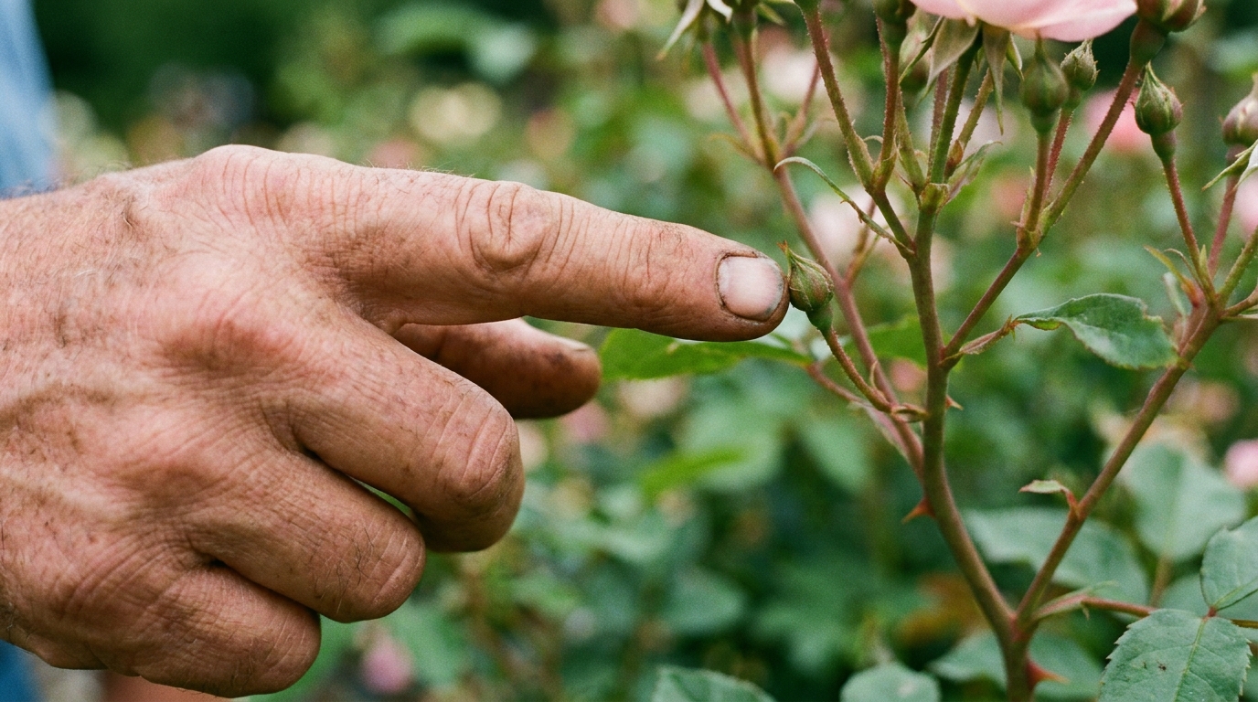 Je coupais mes roses fanées au hasard depuis des années : le jour où un pépiniériste m&rsquo;a montré le bon endroit, mes rosiers ont refleuri sans arrêt