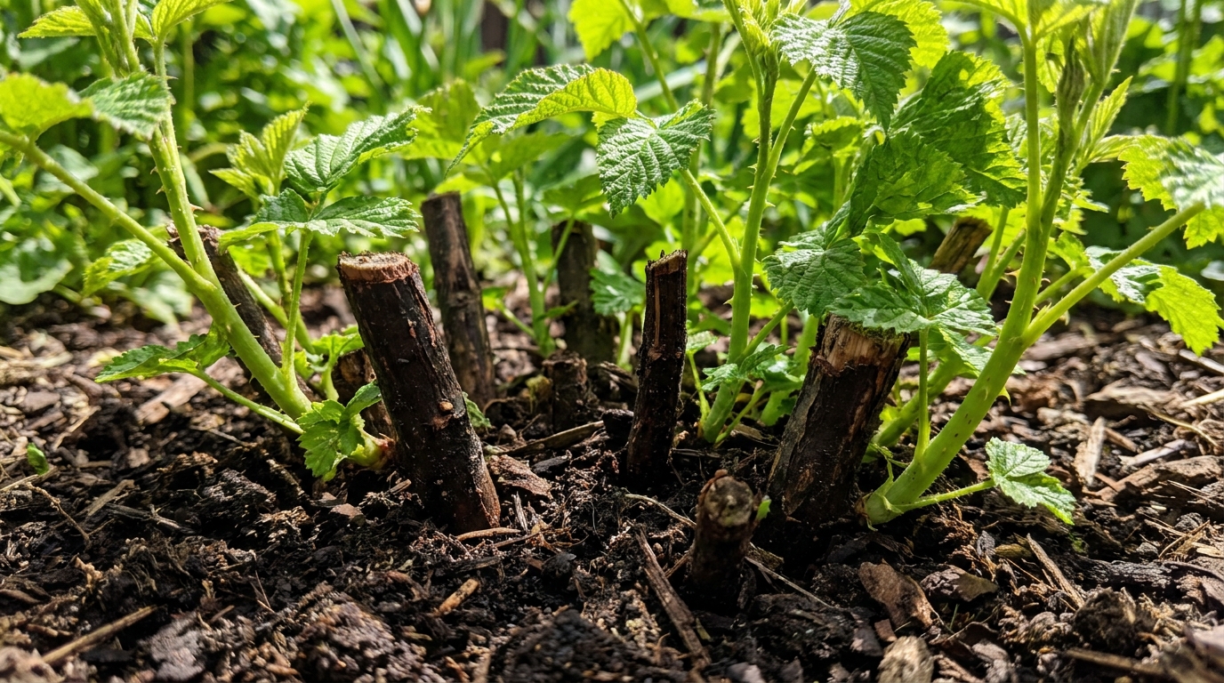 L’astuce de la sève détournée fin juin : cette intervention express oblige vos framboisiers à déclencher une avalanche de fruits inespérée en août