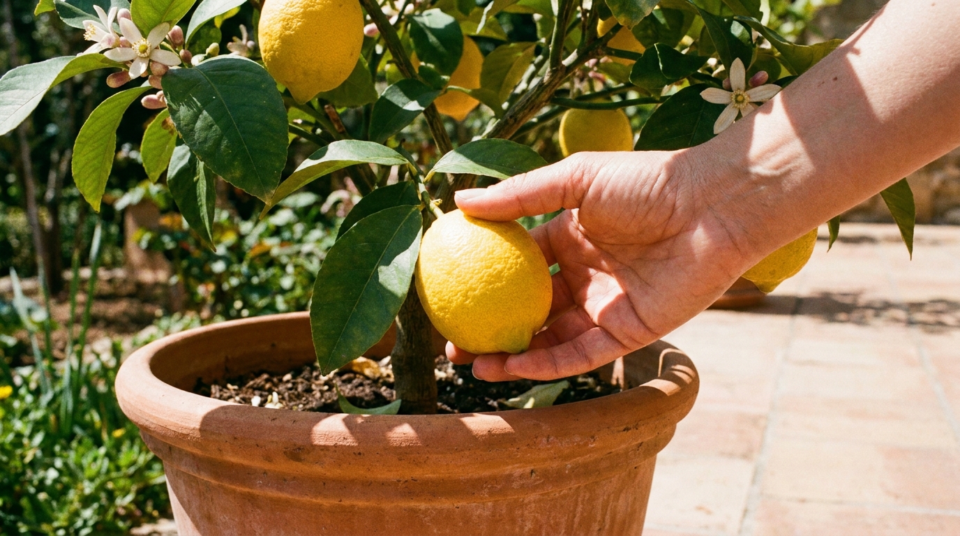 Le citronnier est la plante n°1 achetée en 2026 : l’erreur d’arrosage que presque tout le monde fait et qui le tue avant l’automne