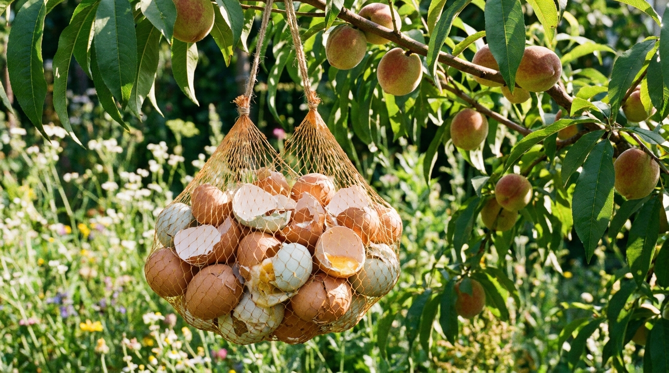 Les anciens suspendaient des coquilles d’œufs dans les branches des fruitiers en juin : la raison oubliée refait surface en 2026