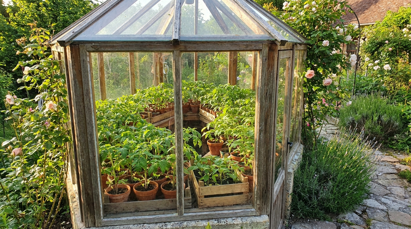 Mes semis crevaient toujours trop tôt dans le jardin : j’ai posé un truc de 2 m² plein sud et tout a tenu