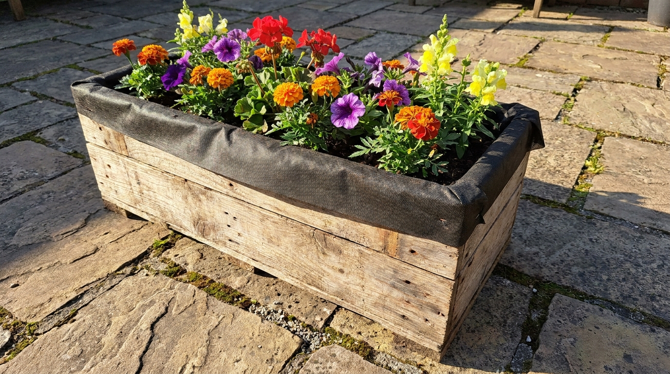 J’achetais des jardinières en plastique chaque printemps : le jour où mon voisin m’a montré ce qu’il faisait avec ses vieilles palettes, j’ai arrêté net