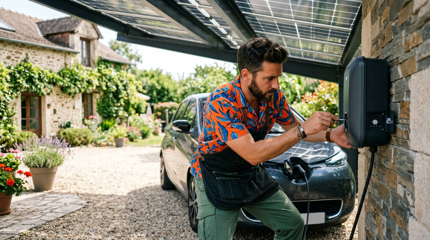 Je ruinais involontairement la recharge de ma voiture sous mon abri solaire : jusqu’à ce que mon électricien m’indique ce minuscule détail à modifier en plein été