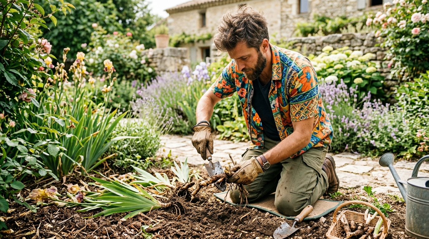 Ne touchez surtout pas à vos iris aux beaux jours : ce créneau paradoxal en pleine chaleur est le seul qui garantit une explosion de fleurs l’an prochain