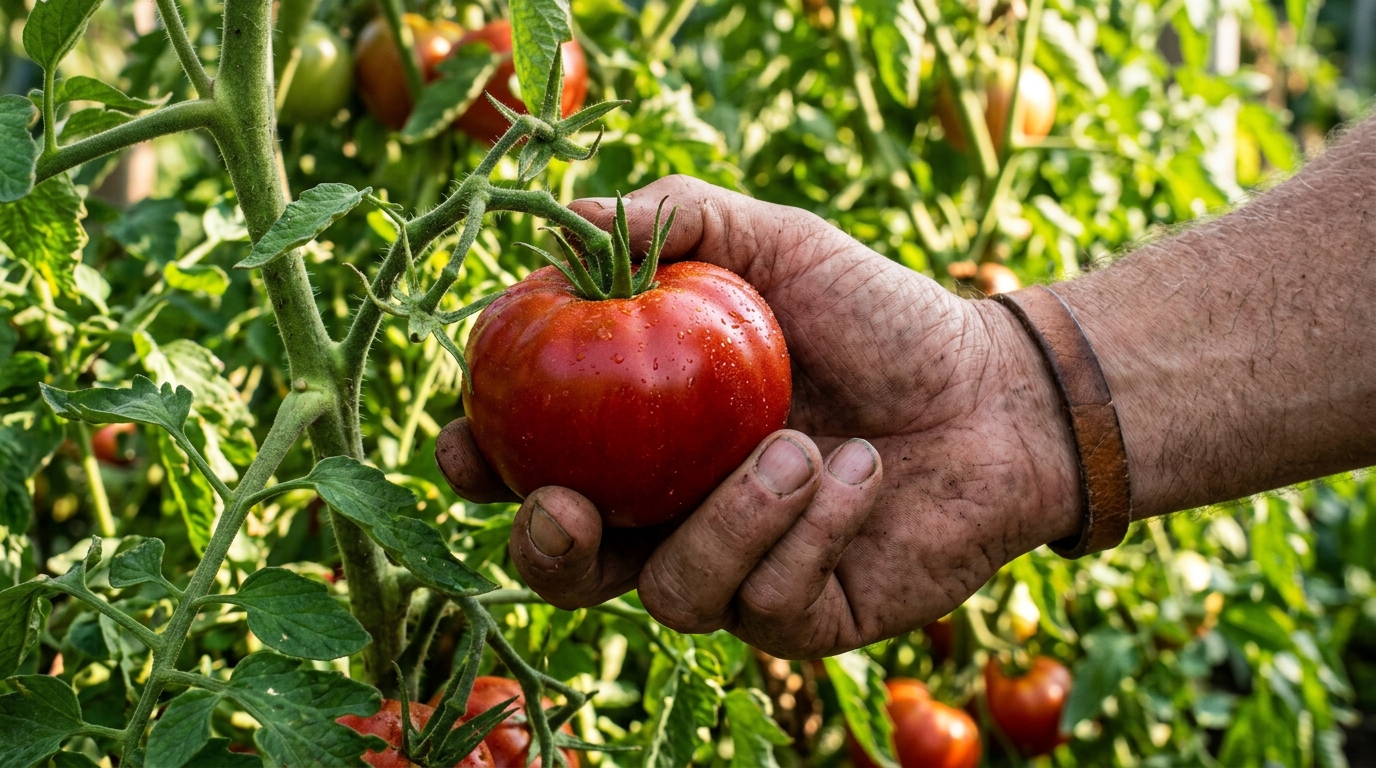 Mon voisin passe dix minutes dans ses tomates fin août et ce n’est pas pour les arracher